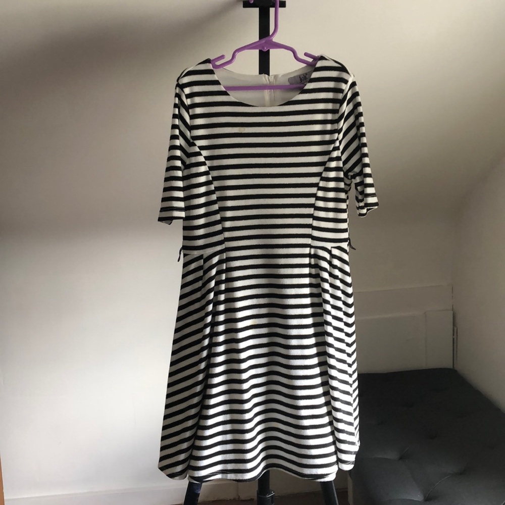 Black and white stripes with gold glitter